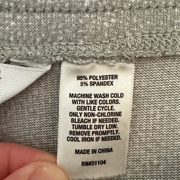 2 pair Pajama pants from Crown & Ivy -- slate grey & soft silver colors- size M - Picture 14 of 16